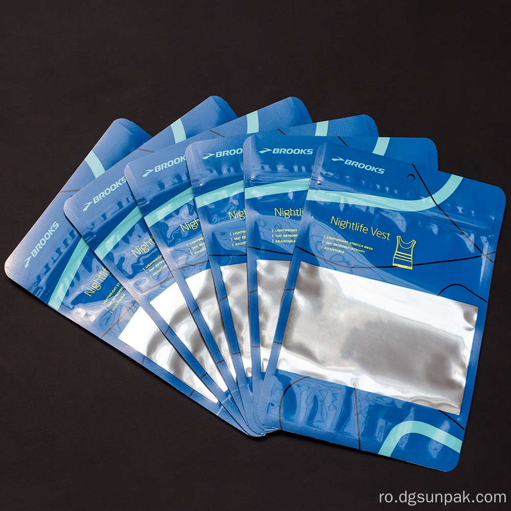 Personalizați punga de plastic imprimată pentru ambalare