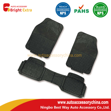 Semi Custom Trimmable 3 PCS Rubber Floor Mats