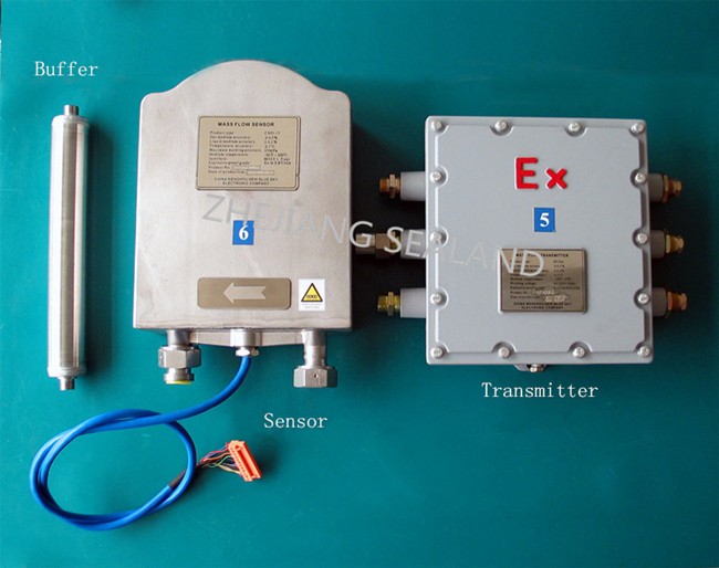 CNG dispenser Coriolis flowmeter without readout