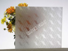 3-8mm Deep Etching Patterned Glass