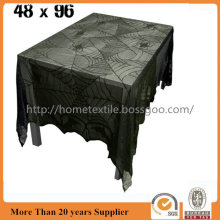 Black Spider-webs Lace Halloween Table Cloths