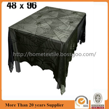 Black Spider-webs Lace Halloween Table Cloths