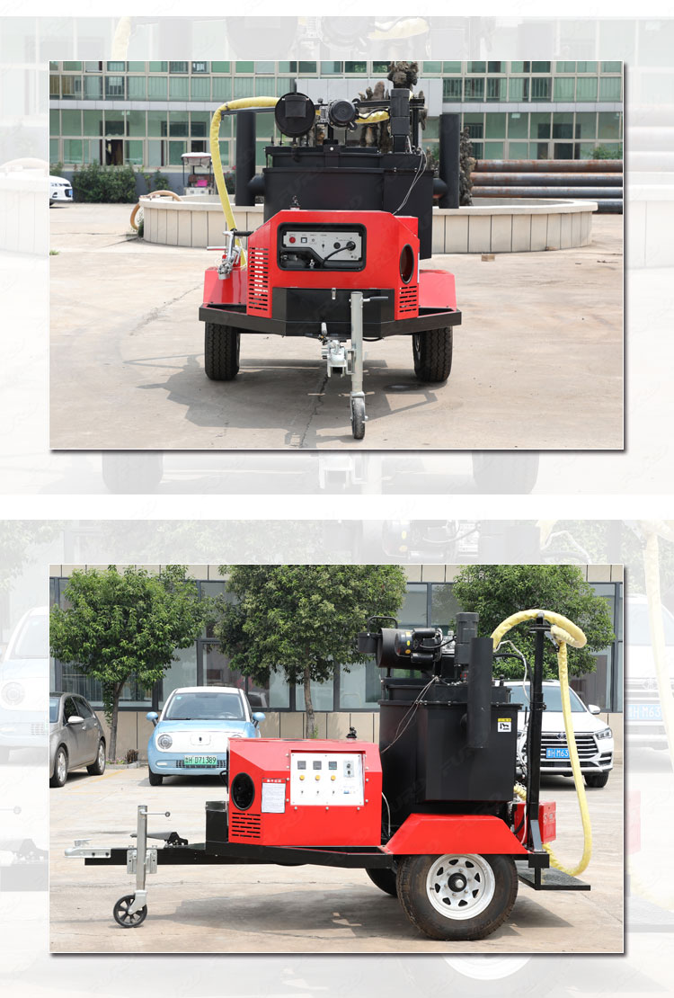 road pavement sealing machine