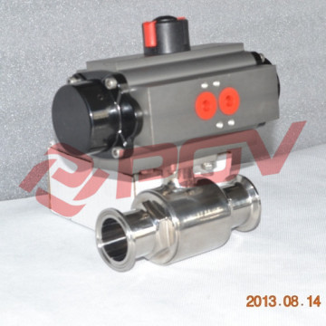 Food grade sanitary clamp stainless steel grade 316 ball valve