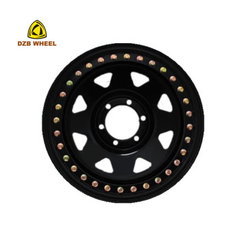 Beadlock wheels 8 spoke 17 steel rims