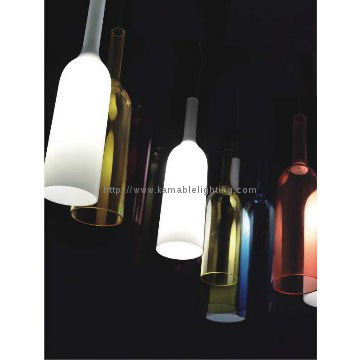 Colorful glass decorative pendant lamp(MD8060-7)