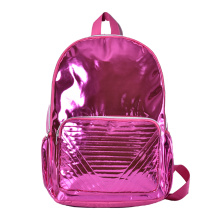 Bookbag Pink Fancy Glitter Holographic PU Backpack for Girls