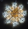 led 2D snowflake motif ligh