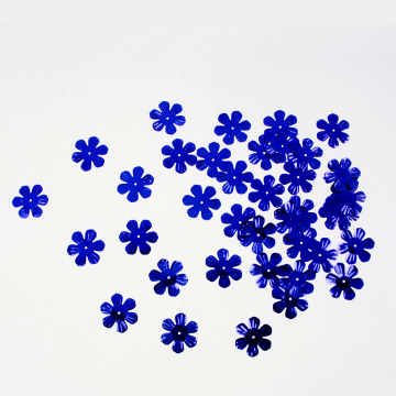 Blue Flower shape Sequin