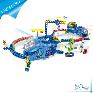 New Design Electric Building Blocks Train Set Toy