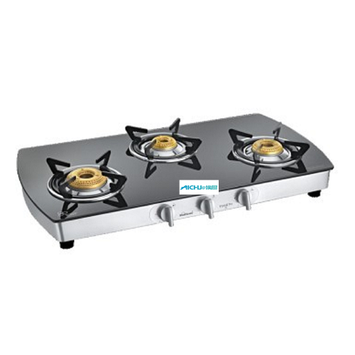 Extra Spacious Toughened Glass Cooktop 3 Burner