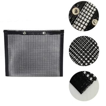 Heavy-duty reusable BBQ grill mesh bag