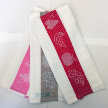 Fruits Jacquard Waffle Check Dish Towels