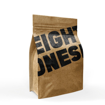 Halfside Kraft Paper Bag Mock-up