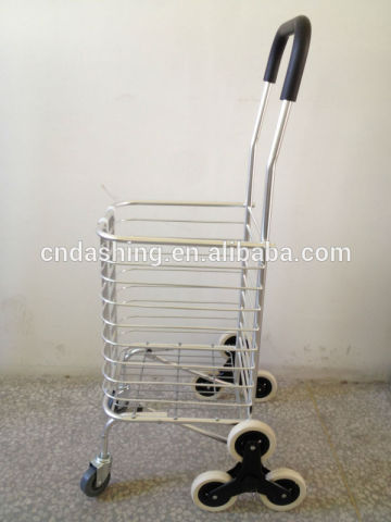 Folding aluminum shopping carts