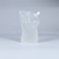 PCR Clear Disposable Bottle Shape Juice Pouch