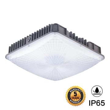 50W Led Outdoor Canopy Light Fixtures ETL