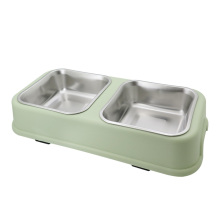 Double Premium Stainless Steel Food Pet Containers for Storage