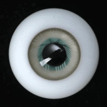 BJD 16mm Peacock Blue Eyeballs EY1619041 for Doll
