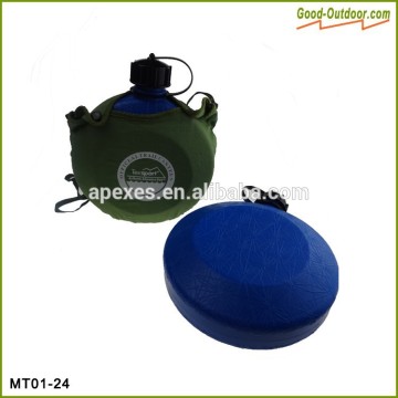 Military Plastic Round Canteen