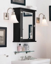 Classic Wooden Bathroom Wall Mirror Medicine Cabinet
