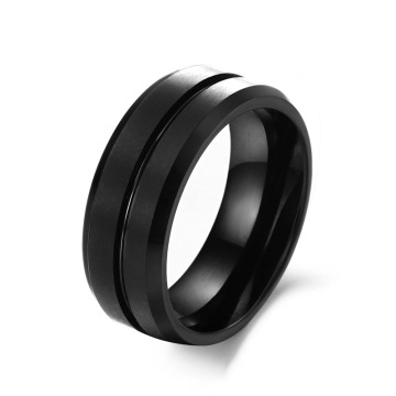 Custom engraved logo tungsten rings for men