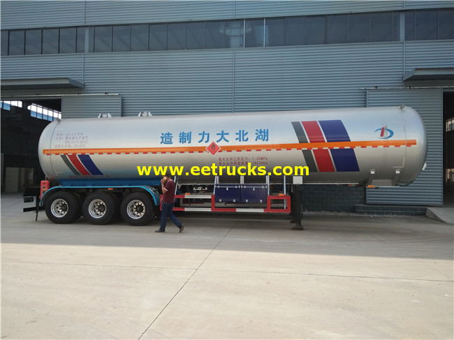 58.5cbm LPG Transport Tank Trailers