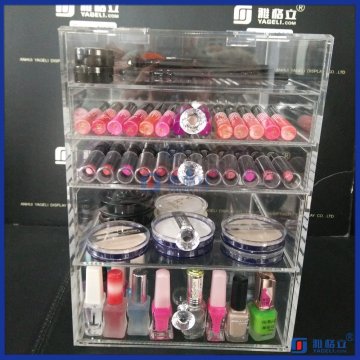 High Quality Handmade 5 drawer Acrylic Makeup Organizer