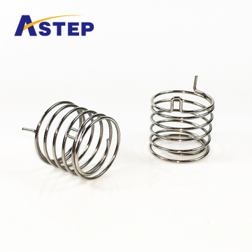 Customized Aluminum metal button spring for electronic