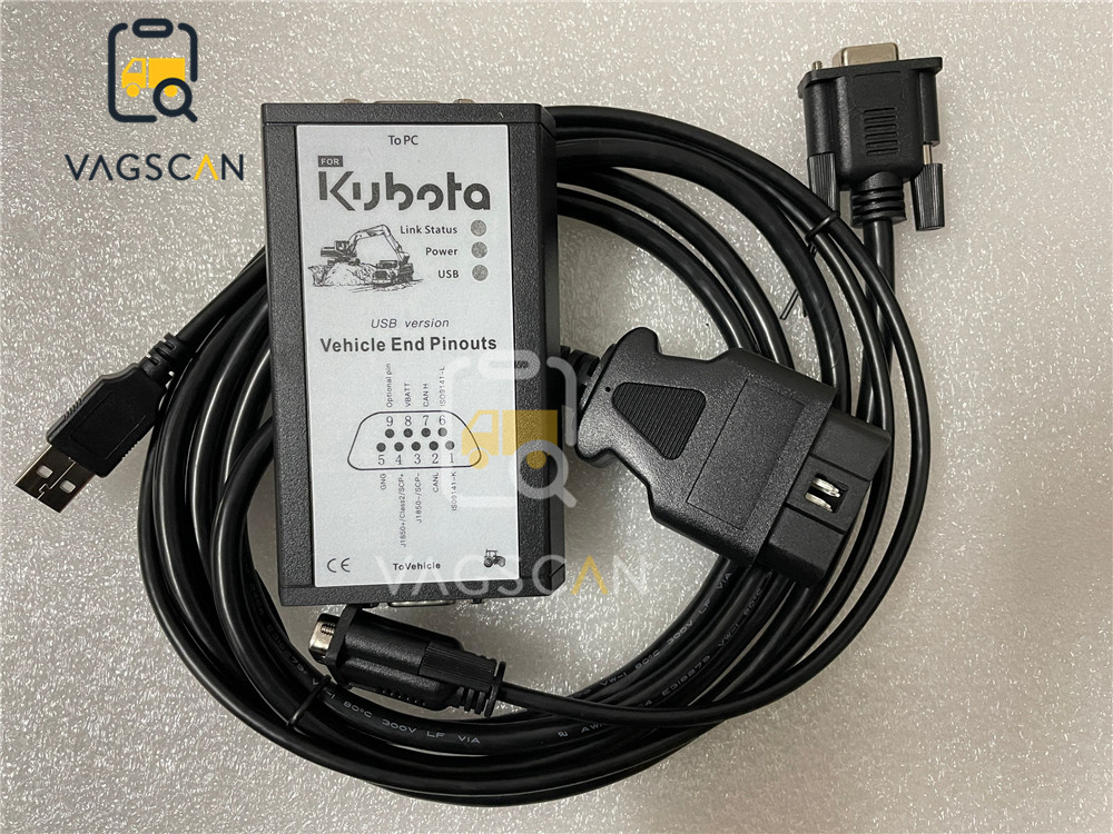 For KUBOTA DIAGNOSTIC KIT (PYTHON) kubota diagnostic software kubota diagmaster with Python interface with CF-19 laptop Full Set