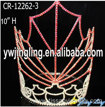 Jingling Easter Tiara Crowns red maple leaf shape