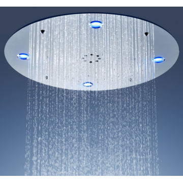 24-calowa wielofunkcyjna głowica prysznicowa do montażu sufitowego z funkcją LED / Rain + Mist + Bubble