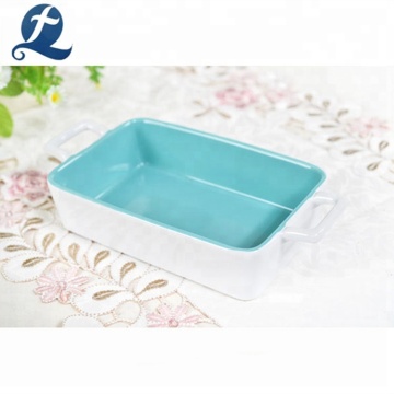 Vassoio da cucina rettangolare in ceramica Bakeware set