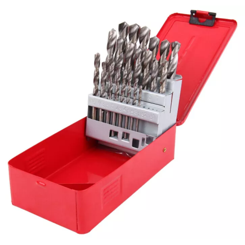 Καλής ποιότητας 25pcs HSS Twist Drill Bits για μεταλλικό χάλυβα από ανοξείδωτο διάτρητο