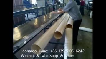 plastic machinery pipe extrusion line with pvc powder raw material