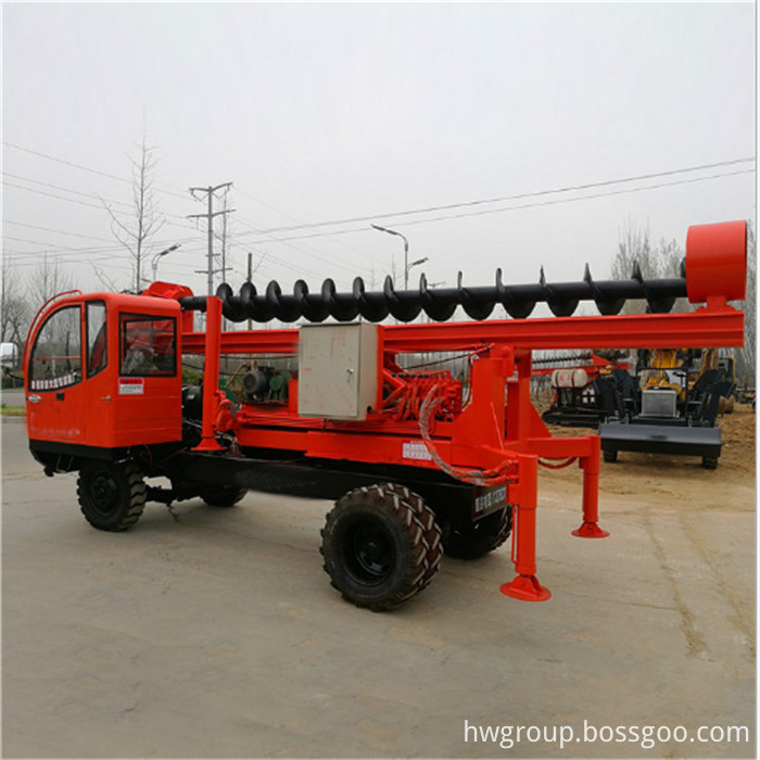 truck mounted pile driver11