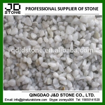 Snow white marble gravel stone/ Snow white gravels