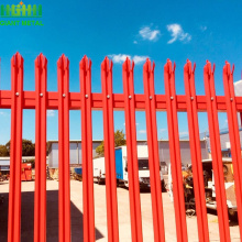 PVC coated ornamental Fence Euro palisade fence