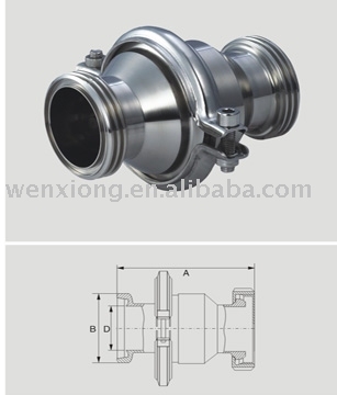 Thread check valve
