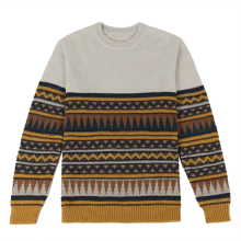 New fashion 2020 Sweater winter Men's round neck sweater Printed sweater