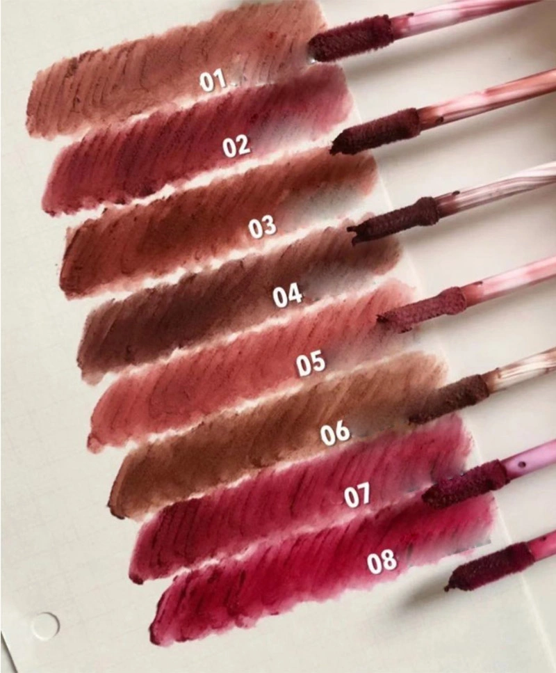 Lip Gloss Private Label Cosmetics Lip Gloss Pigment Clay Moss Liquid Lipstick Makeup