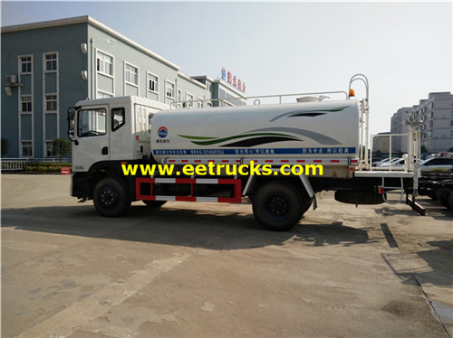 DongFeng 160hp 10m3 ruwa sprinkler tankers