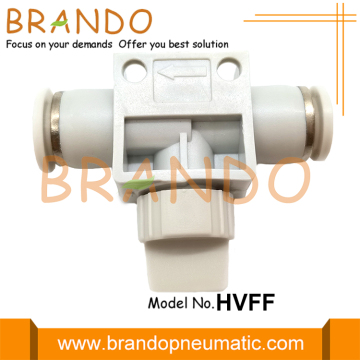 HVFF Speed Controller Pneumatic Flow Control Fitting