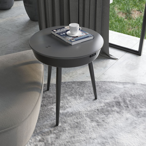 Oturma odası modern hoparlör küçük kahve yan masa