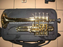 Professional gold lacquer Piccolo trumpet