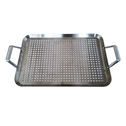 Stal nierdzewna Grill Pan Topper