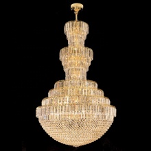 Gold Crystal Chandelier for Hotels and Empire Lighting