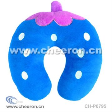 Blue Stuffed Neck Pillow