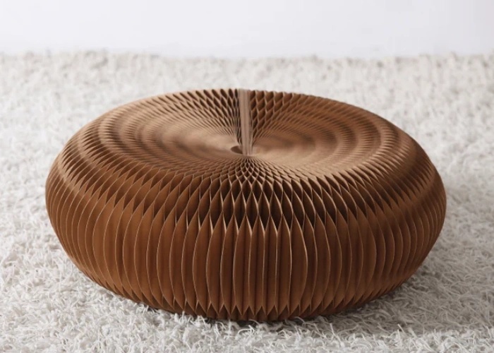 Modern Paper Foot Stool with Unique Design