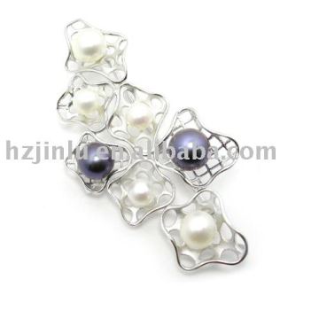 Beautiful brooch, 925 sterling silver brooch,lady ornament (X010017)